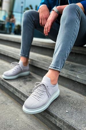 MN307 - RT Tricot Erkek Ayakkabı GRI